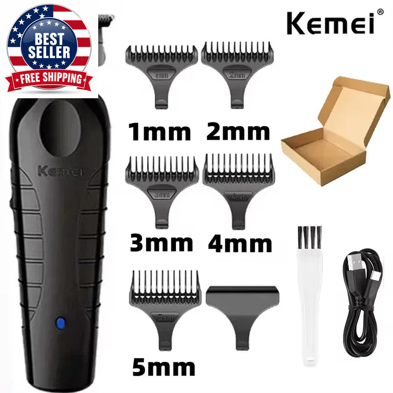 Hair Clipper Km-1071 Km-2299 Km-2024 UBS Rechargeable Cordless Beard Trimmer Pow