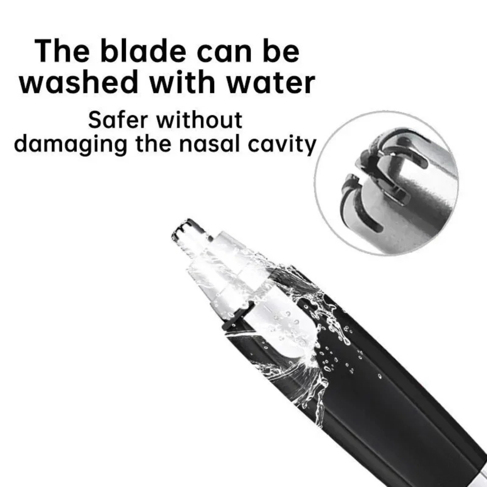 Electric Nose Ear Hair Trimmer Face Eyebrow Mustache Beard Shaver Clipper Unisex