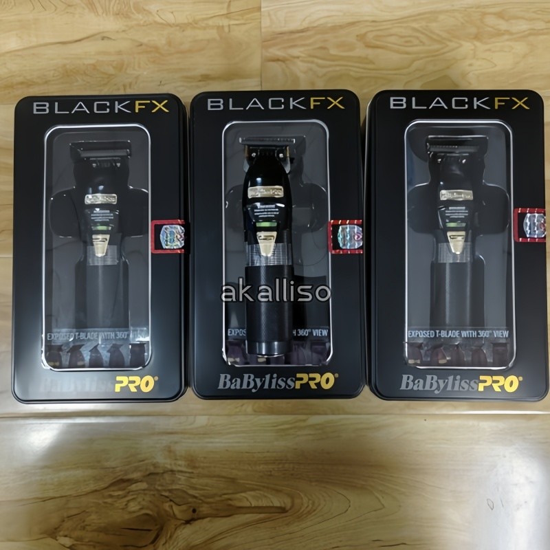 1X FX787BN BaByliss PRO Black Gold Skeleton Metal T-Blade Cordless Hair Trimmer