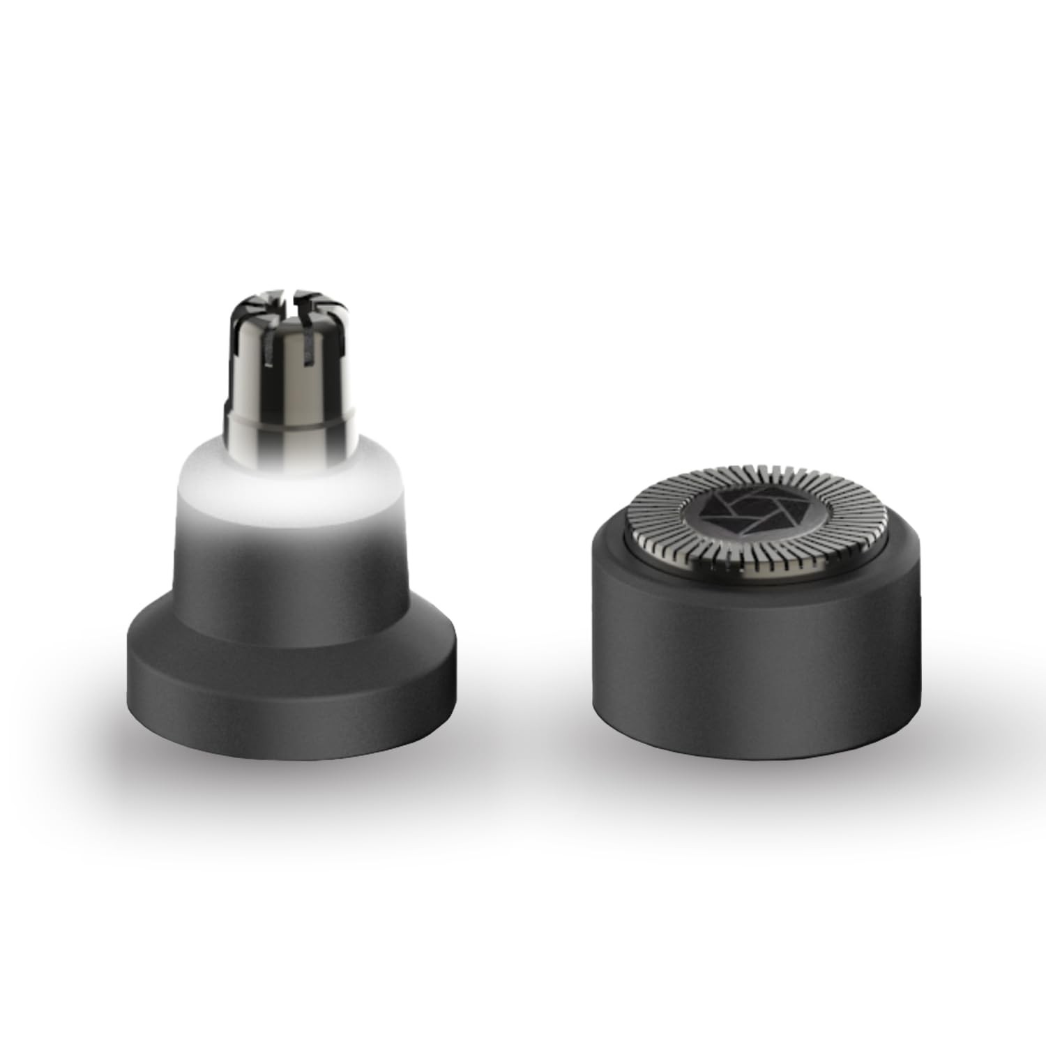 Microtouch Titanium Edge Ear & Nose Trimmer – Dual Rotary Blade Heads with Light