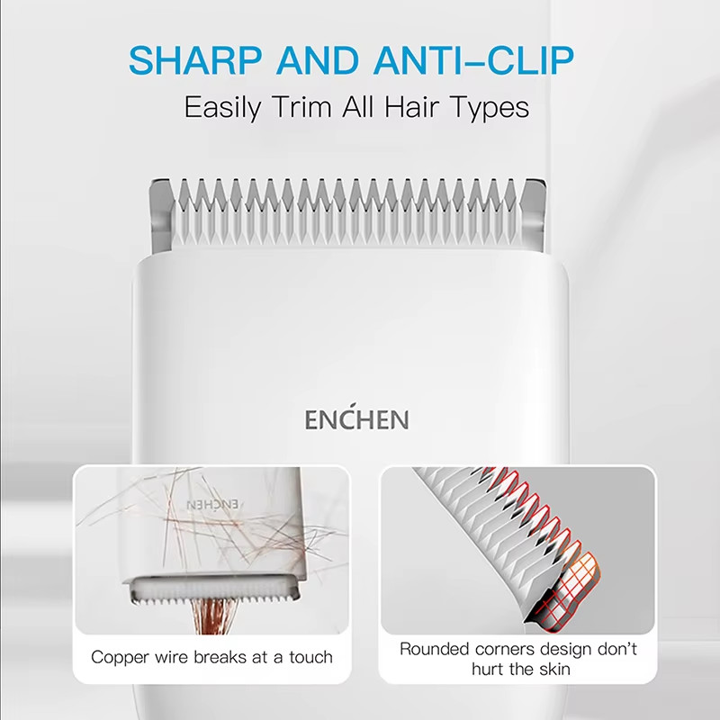 Boost Electric Hair Clipper Professional Cordless Fast Type-C Charging Ceramic H