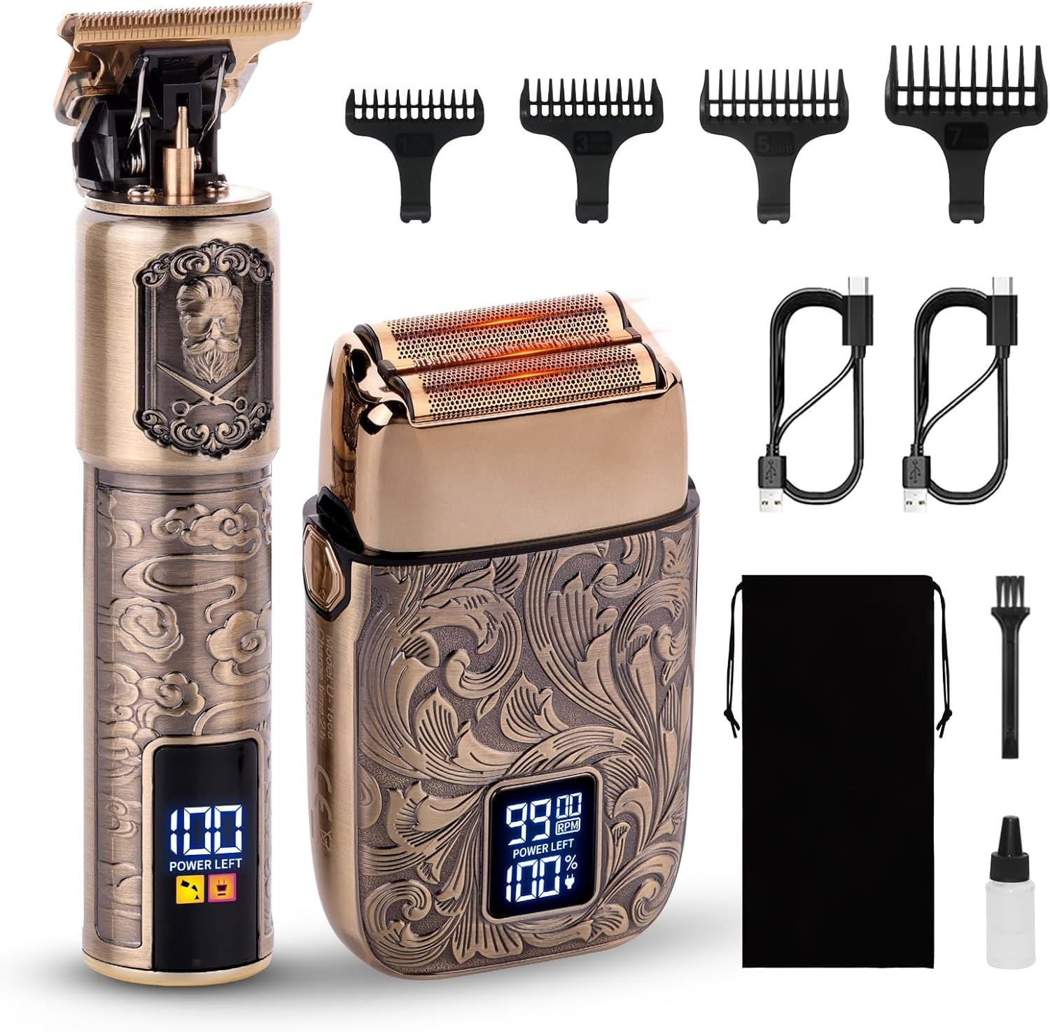 Ufree Foil Shavers Electric Razor for Men, Beard Trimmer Grooming Shaving Kit