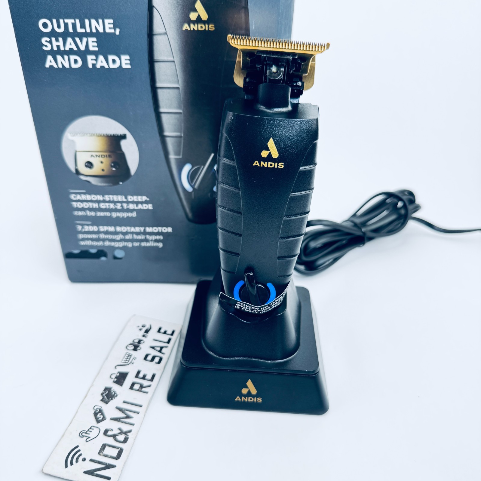 Andis 74150 GTX-EXO Professional Cord/Cordless Lithium-ion Electric Beard & Hair