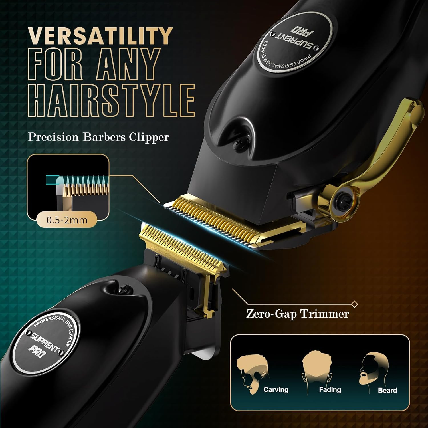 PRO Máquinas Profesionales Para Cortar Cabello Maquina Cortadora De Pelo Set MEN