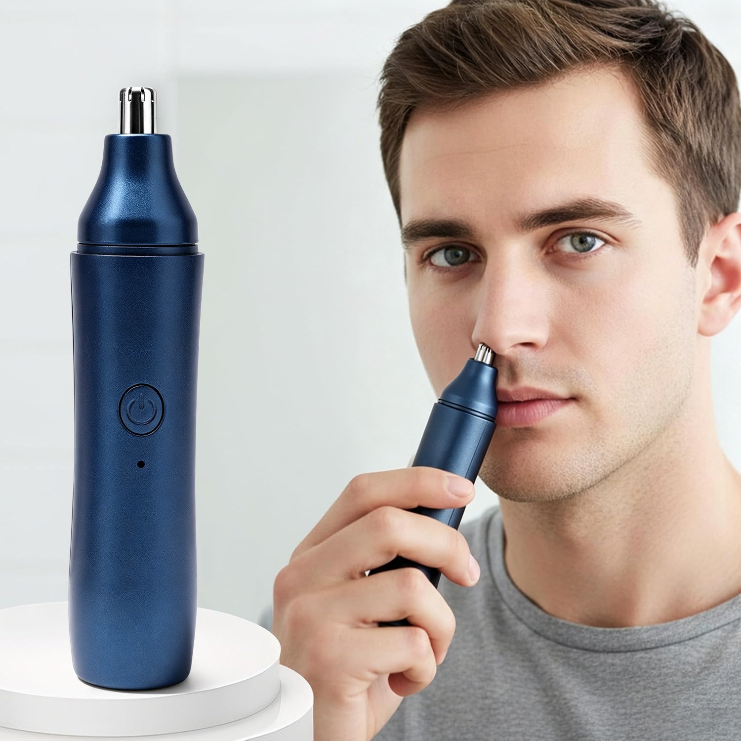 Men Nose Ear Face Neck Eyebrow Hair Mustache Beard Trimmer Shaver Clipper New