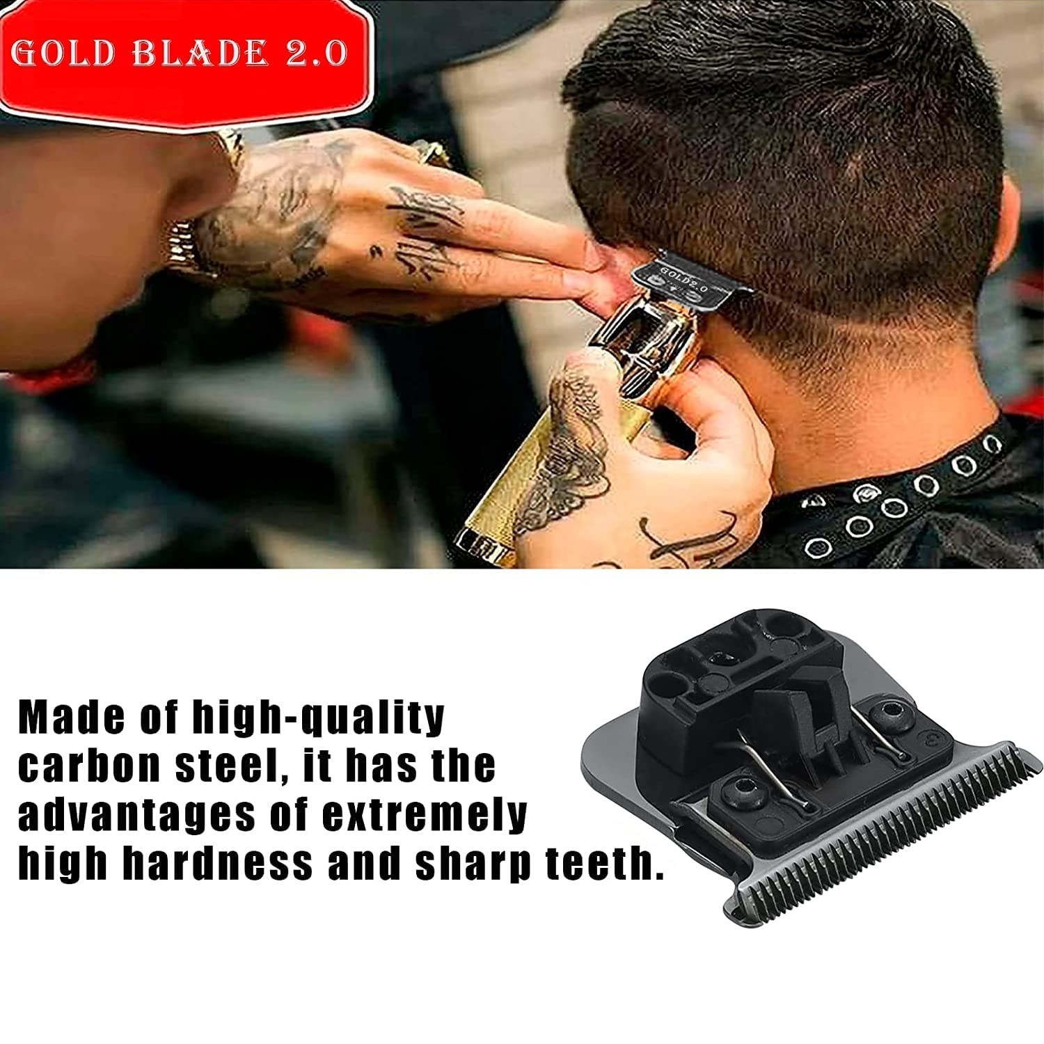 3 High-Performance Stainless Steel Replacement Blades for FX787 & FX726 Trimmers