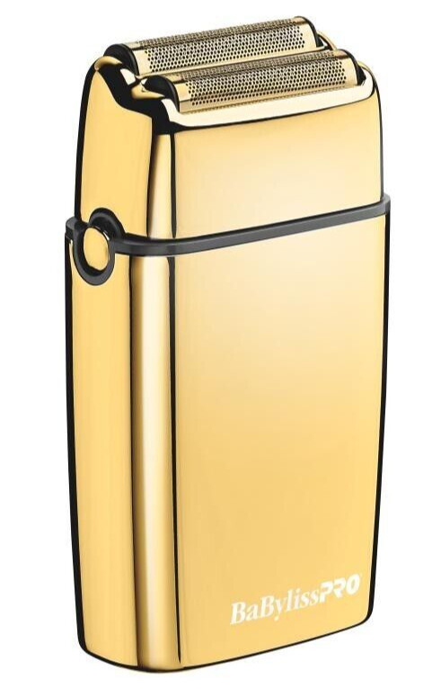 BaBylissPRO FOILFX02 Cordless Gold Metal Double Foil Shaver | FXFS2G