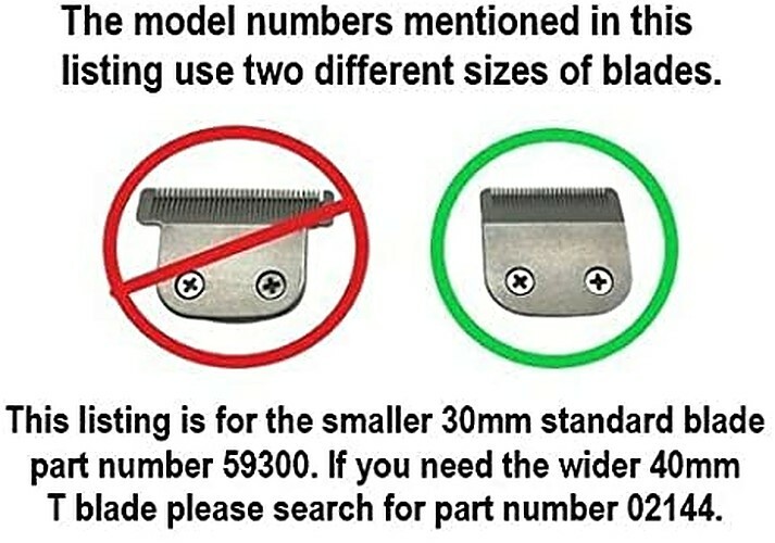 OEM Wahl Trimmer Replacement Detachable Stainles Steel 30mm Standard Blade 59300