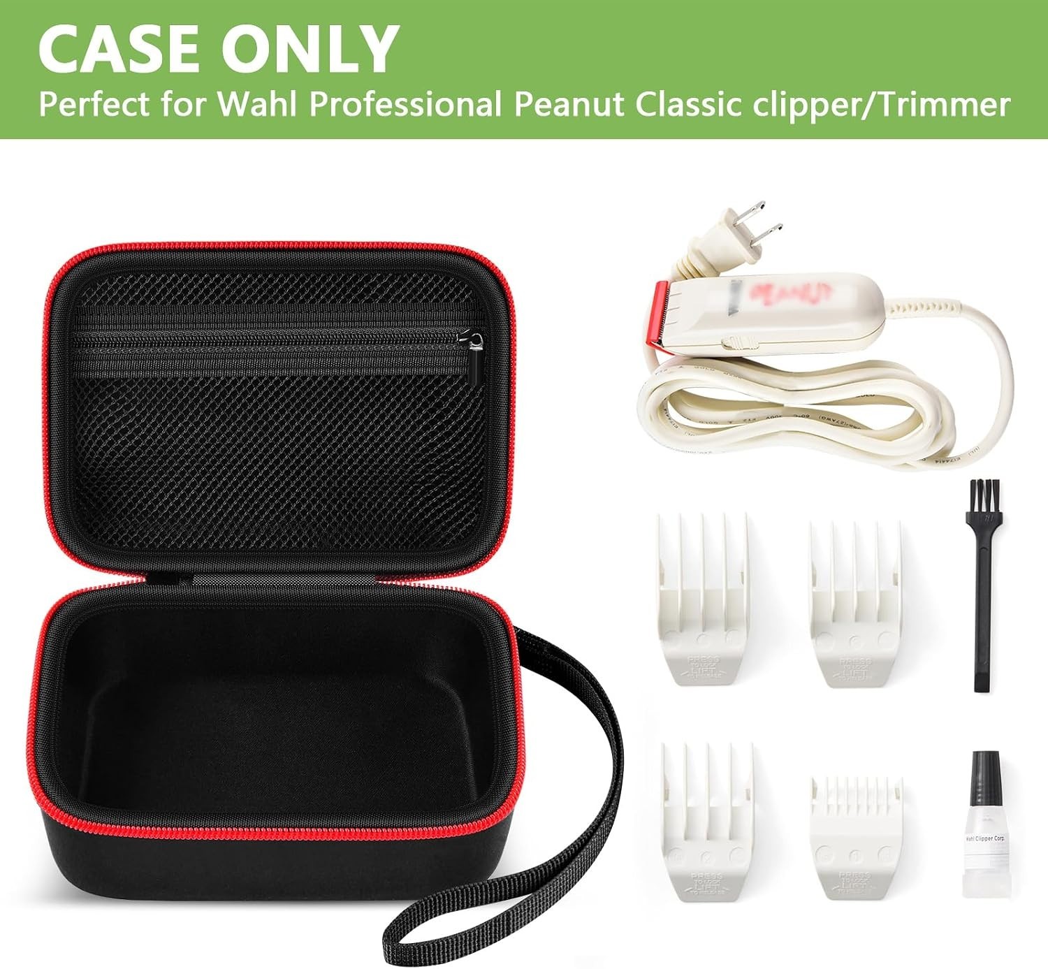 Wahl Classic Peanut Professional Clipper/Trimmer Case Reliable Clippers Hair