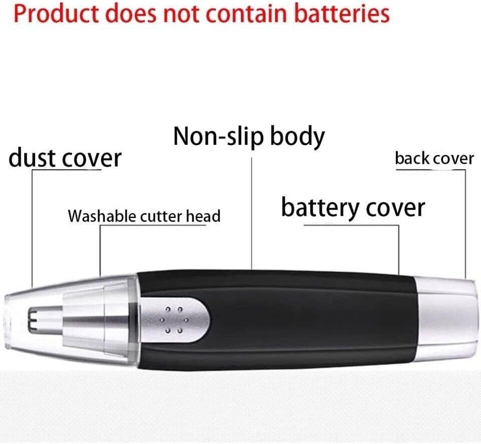Electric Nose Hair Trimmer Professional Ear Hair Trimmer, Battery Powered Trimme