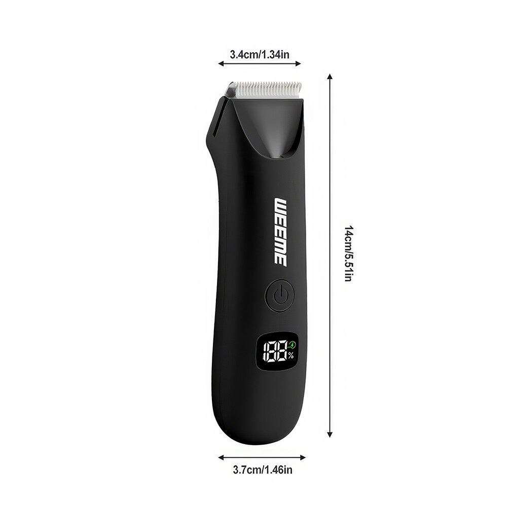 Ball Trimmer for Men Manscape Pubic Hair Waterproof Electric Groin Body Shaver