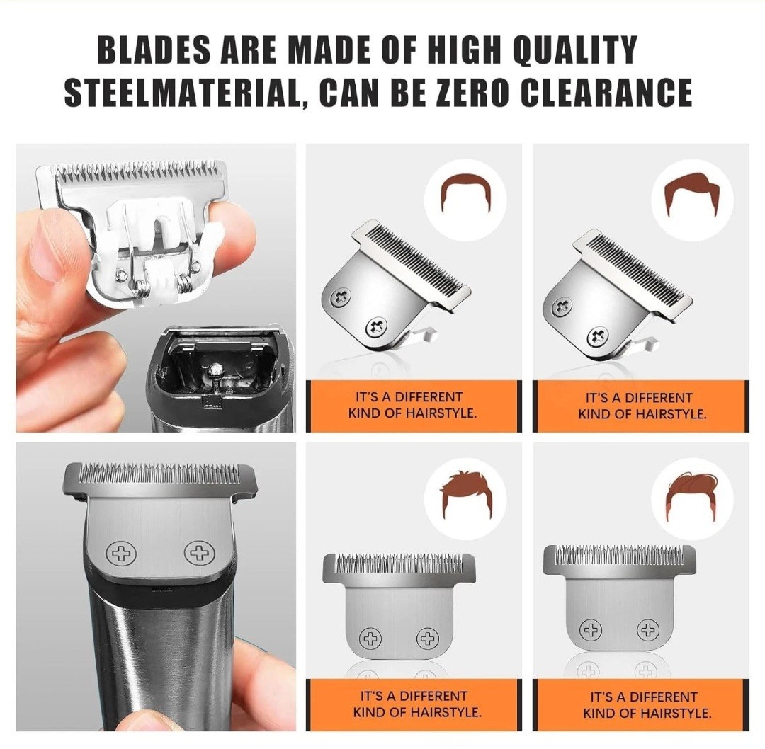 NEW 3 Pack T-Blade Detachable Universal 2.40mm Replacements-Fits WAHL