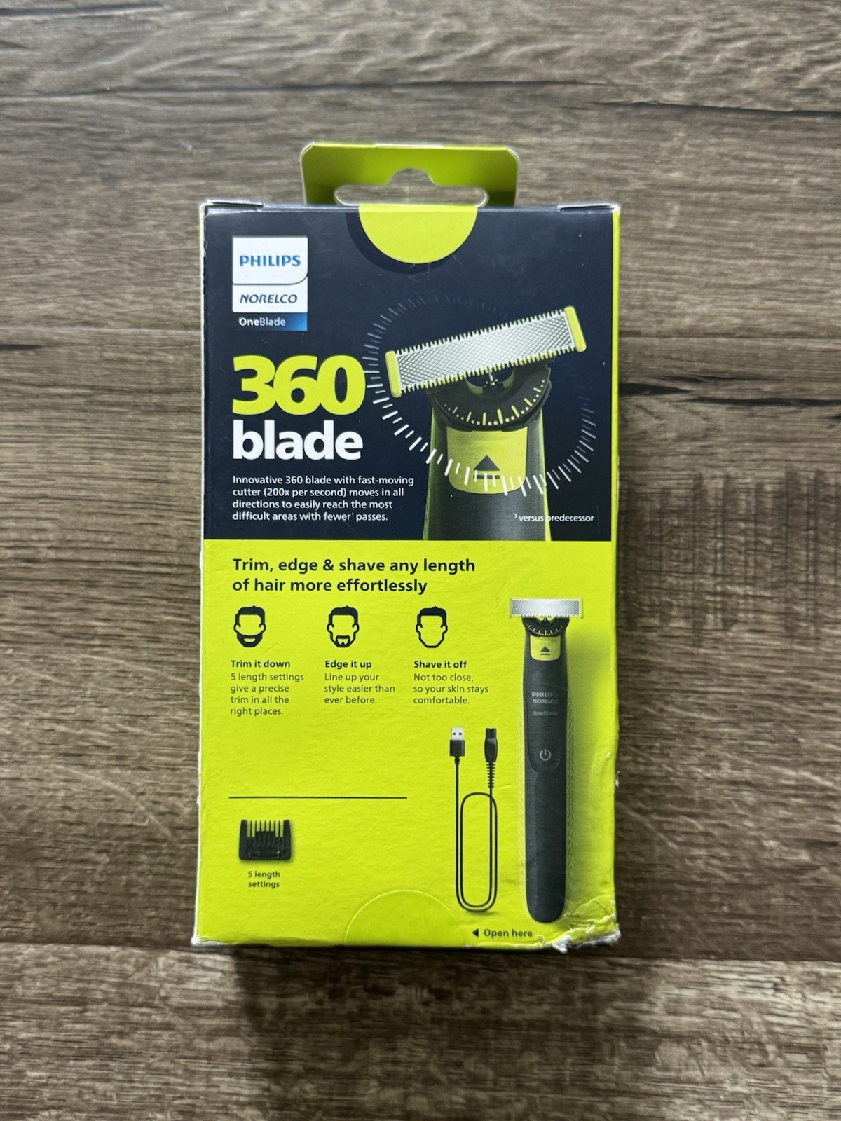 Philips Norelco Oneblade 360 Blade Original Face Trimmers, New, Sealed