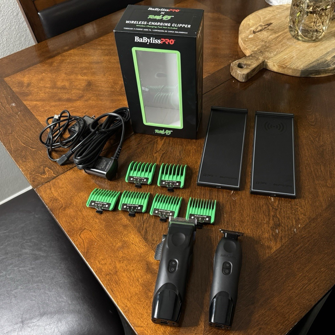 BaBylissPRO x Tomb45 Cordless Wireless Charging Clipper & trimmer set