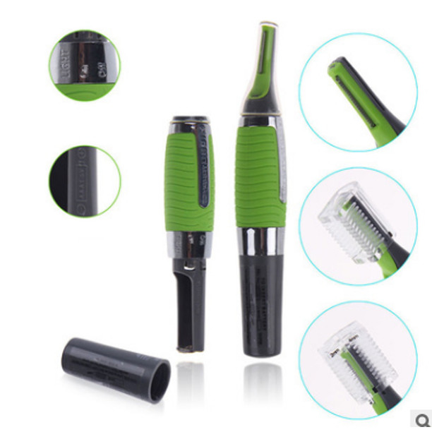 New Men Nose Ear Face Neck Eyebrow Hair Mustache Beard Trimmer Shaver Clipper US