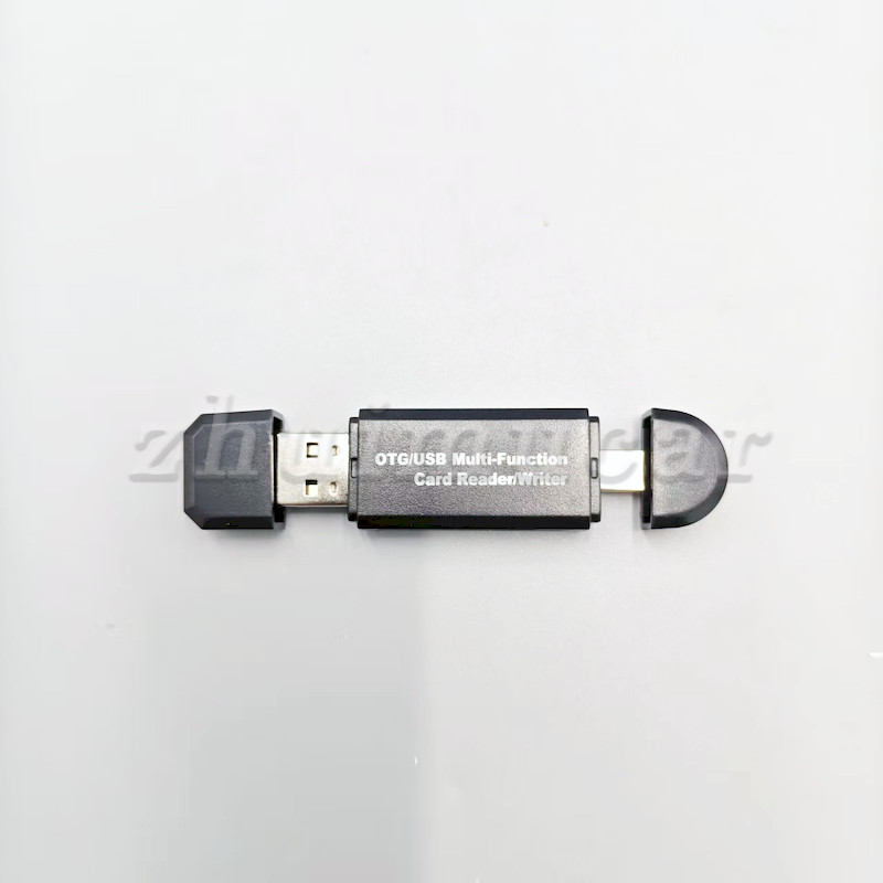W/Standard USB Male NEW Micro USB OTG to USB 2.0 Adapter SD/Micro SD Card Reader