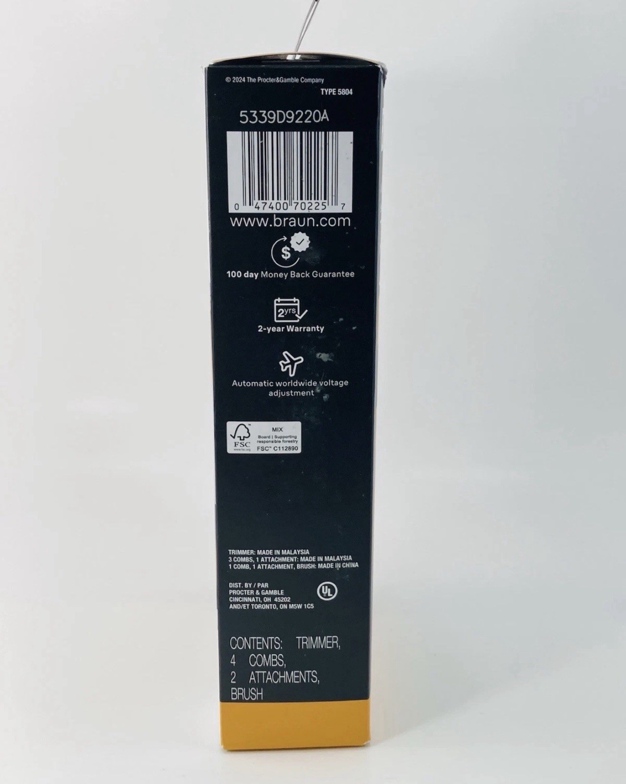 Braun All-in-One Style Kit Series 5 AIO5510 8-in-1 Beard Hair Body Trimmer Kit