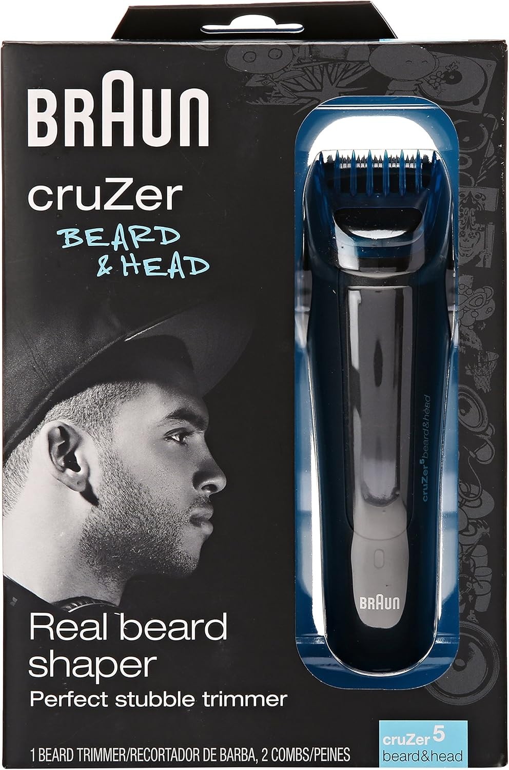 Braun Cruzer 5 Beard and Head Trimmer NICE FREE SHIPPING