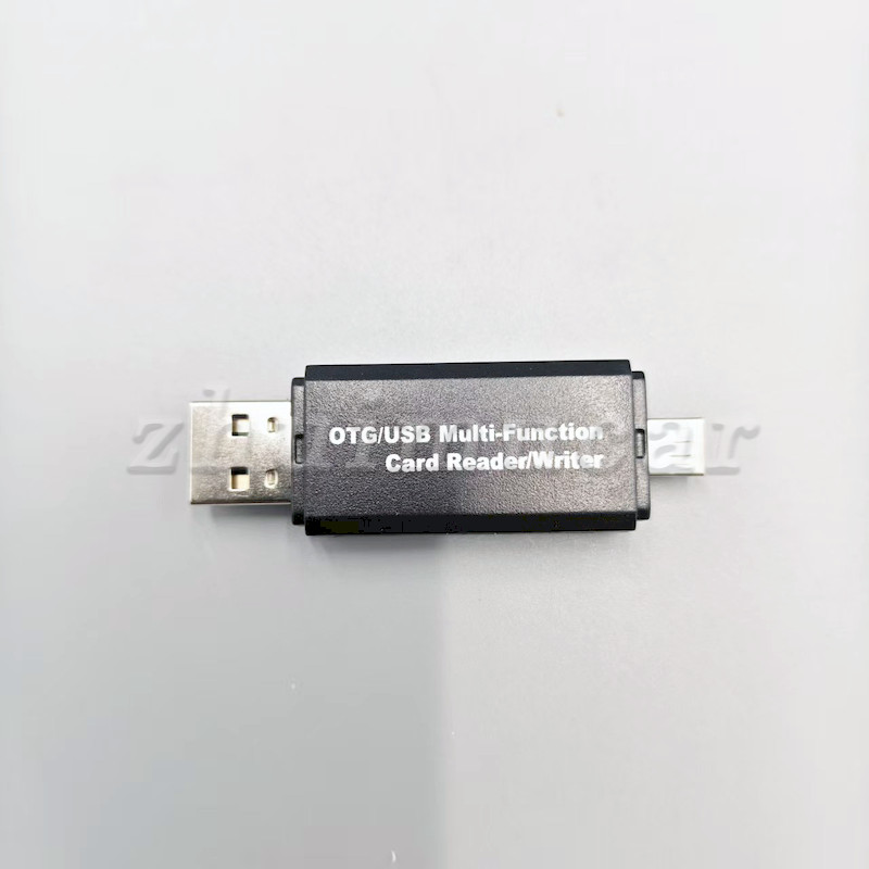 W/Standard USB Male NEW Micro USB OTG to USB 2.0 Adapter SD/Micro SD Card Reader