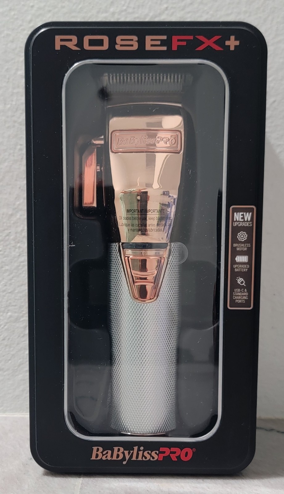 BABYLISSPRO ROSE FX+ ALL METAL LITHIUM CLIPPER FX870NRG – NEW