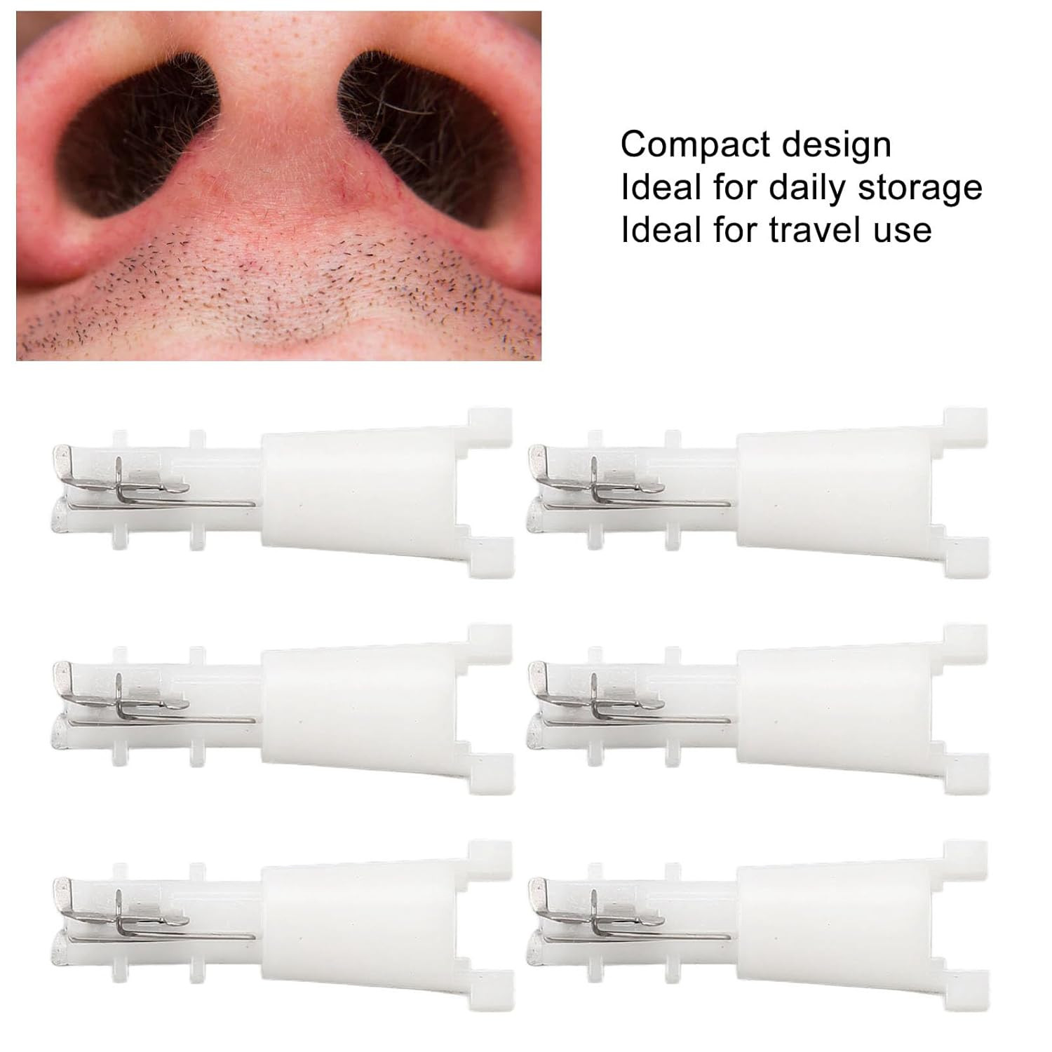20Pcs Nose Hair Trimmer Head Accurate Shaving Universal Replacement Clipper Blad
