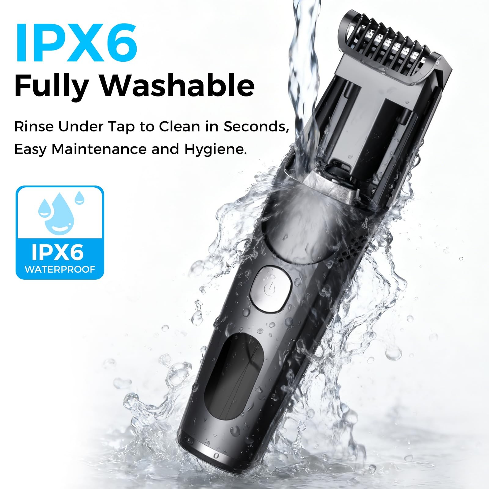Professional Hair Clipper with Built-in Vacuum Suction Self-Cleaning, No Mess…