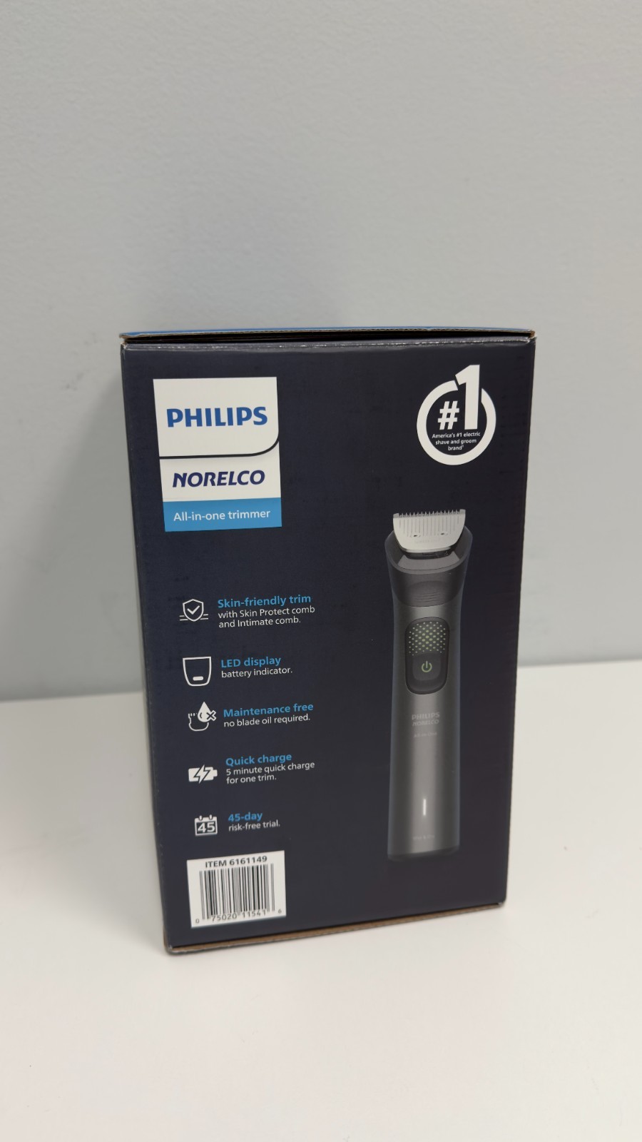 Philips Norelco Multigroom 9000 All-in-One Trimmer Head Face Body 27 Settings