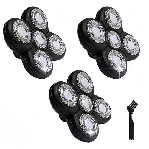 Freebird Head Shaver Blade Refills 5-Head Replacement Kit
