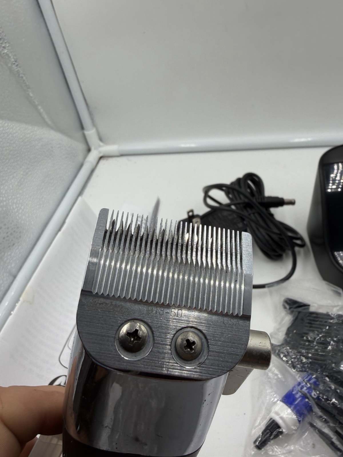 Oster Professional Fast Feed Cordless Clipper and trimmer Black/ silver set