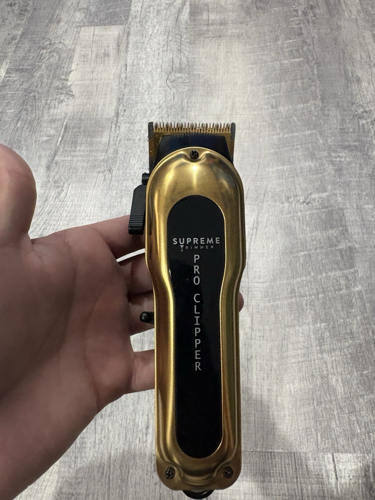 Supreme Trimmer Clipper Cordless Rechargeable Gold/Black STCS030/GD