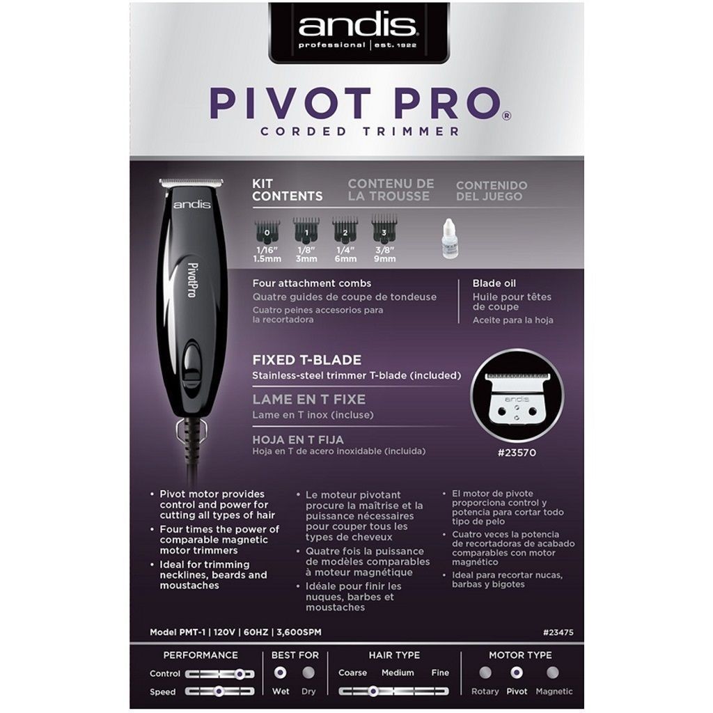 Andis Pivot Pro Trimmer #23475