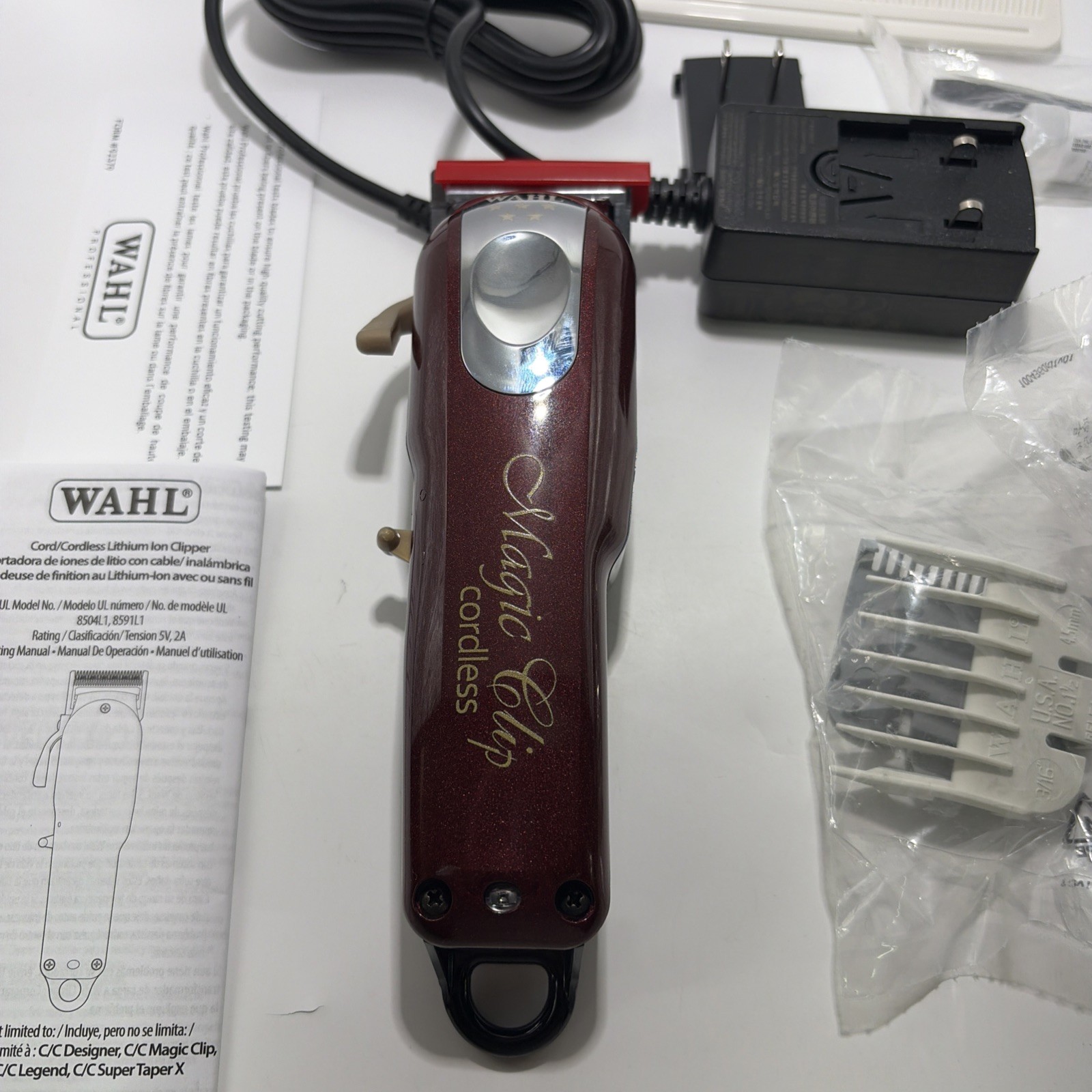 Wahl Professional 5-Star Series Cordless Clipper Magic Clip Stagger-Tooth Blade