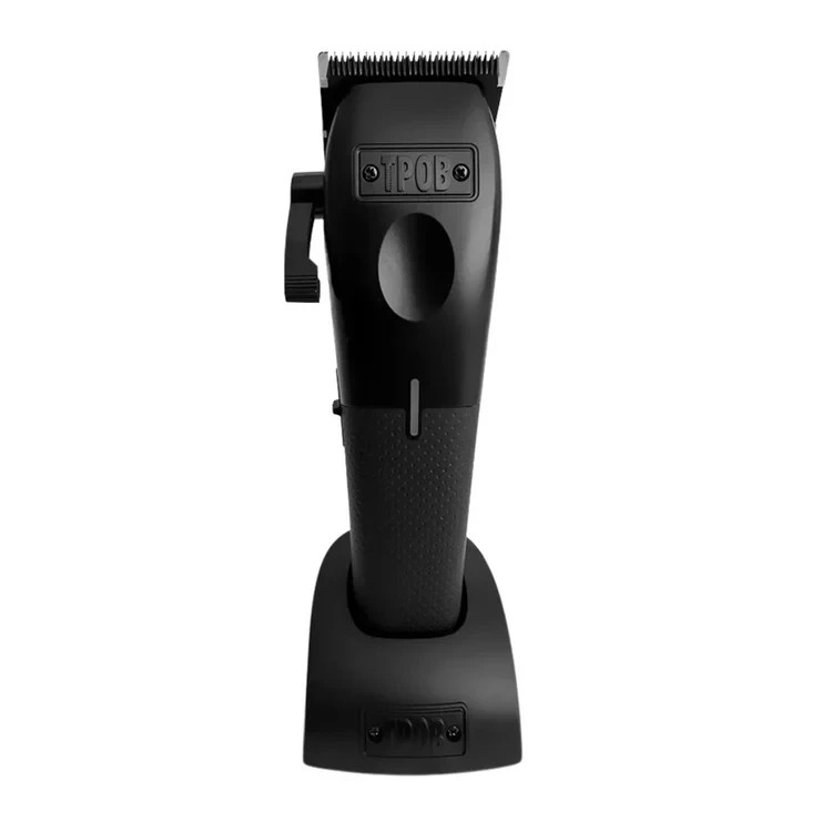 TPOB PLAY CLIPPERS BLACK WITH EXTRA WHITE GRIPS, CHARGING STAND AND GUARDS *NEW*