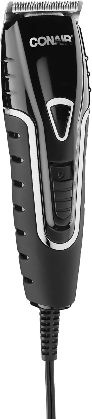 Conair Barber Hair Clippers Barbershop Series No-Slip Grip Home Haircut Kit, NEW