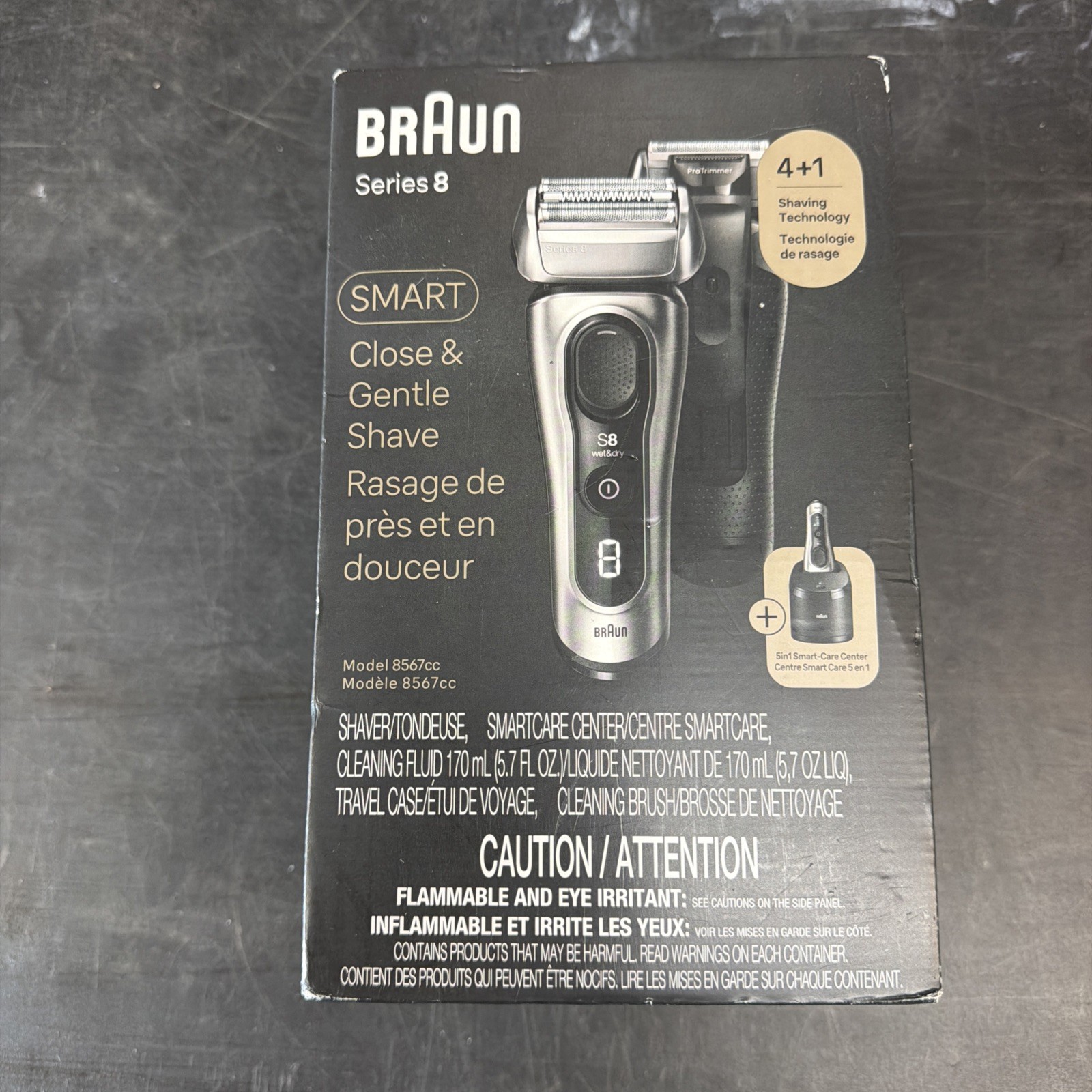 Braun Series 8 8567cc Smart Electric Shaver Wet & Dry 5-in-1 SmartCare
