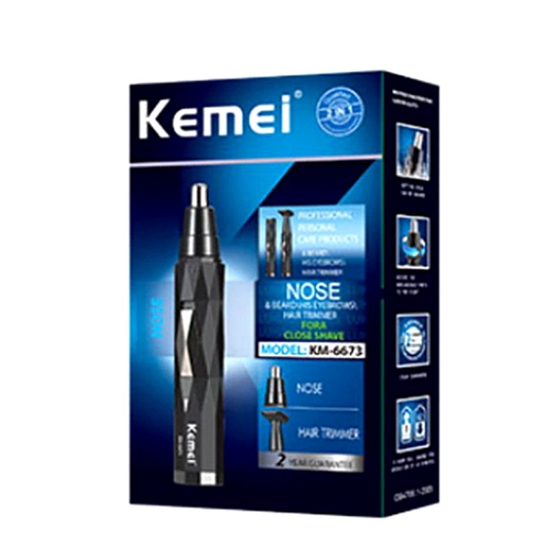 Ear and Nose Hair Trimmer with LED indicator USB Rechargeable Water Resistant