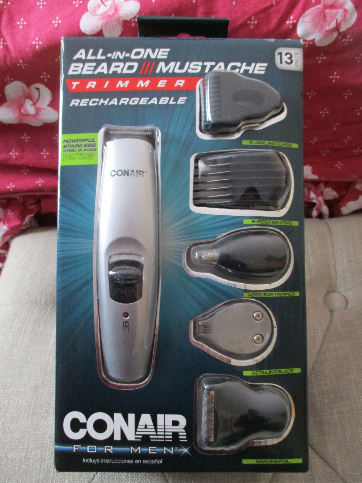 NEW 14 or 13 PC Conair All-In-1 Beard Mustache Hair Nose Ear Trimmer