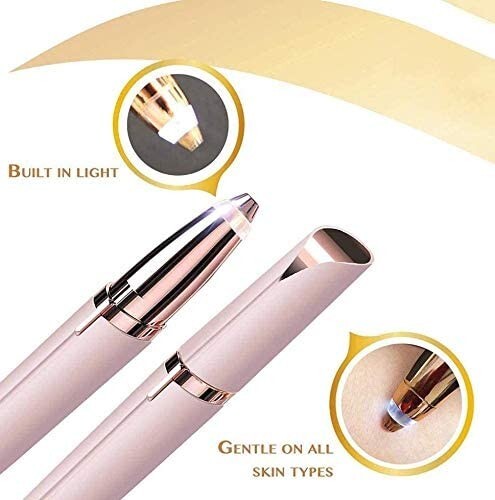 Women Electric Eyebrow Face Hair Remover Facial Trimmer Painless Razor Epilator