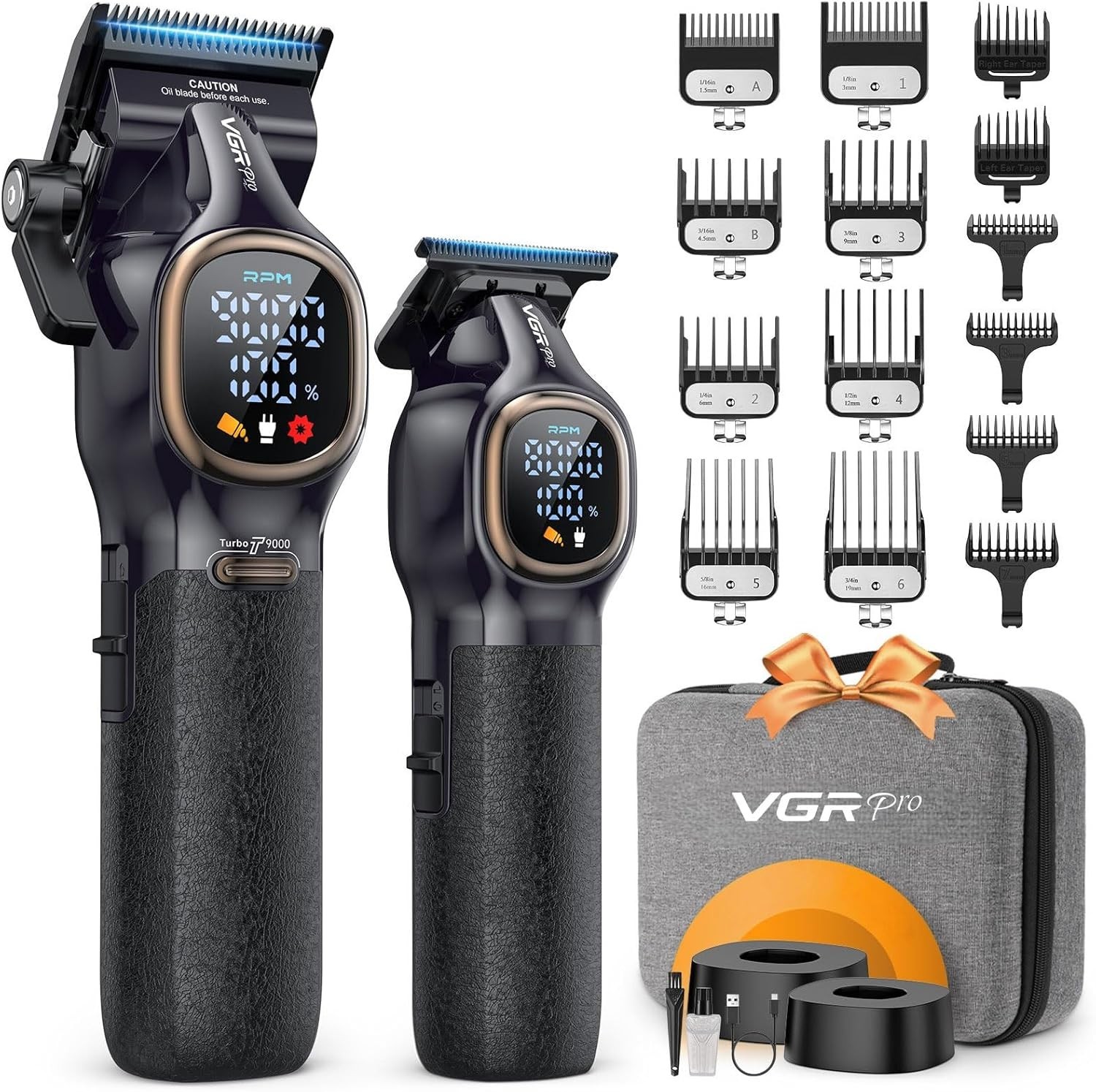 VGRPRO Professional Hair Clippers for Men, Professional Barber Clippers