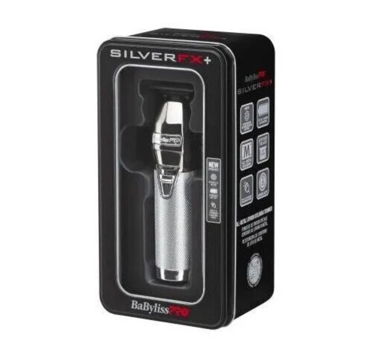 BaBylissPRO SILVERFX+ All-Metal Lithium Outlining Trimmer | FX787NS. OPEN BOX