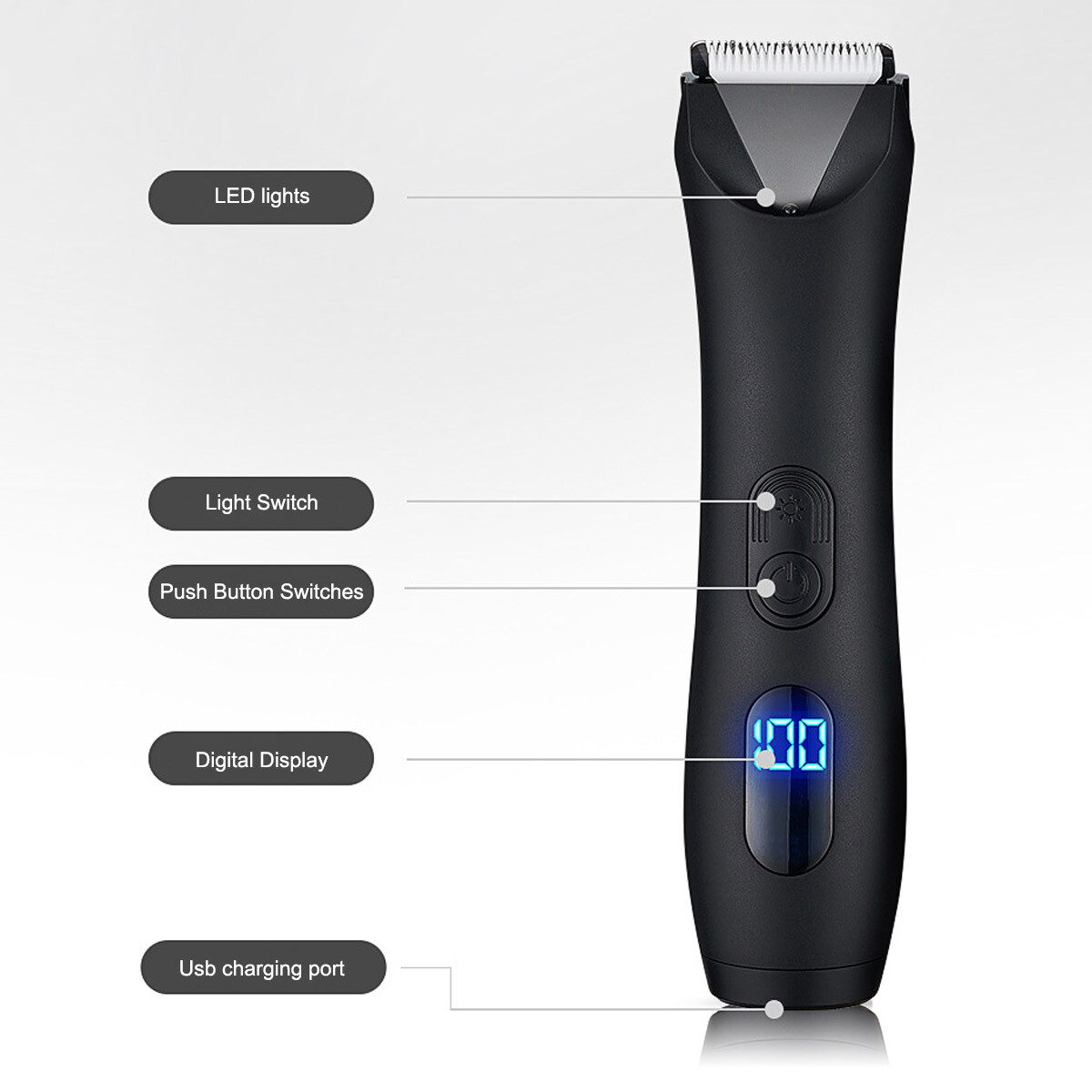 Manscape Ball Trimmer Body Hair Trimmer for Men’s Pubic Hair Trimmer Ball Shaver