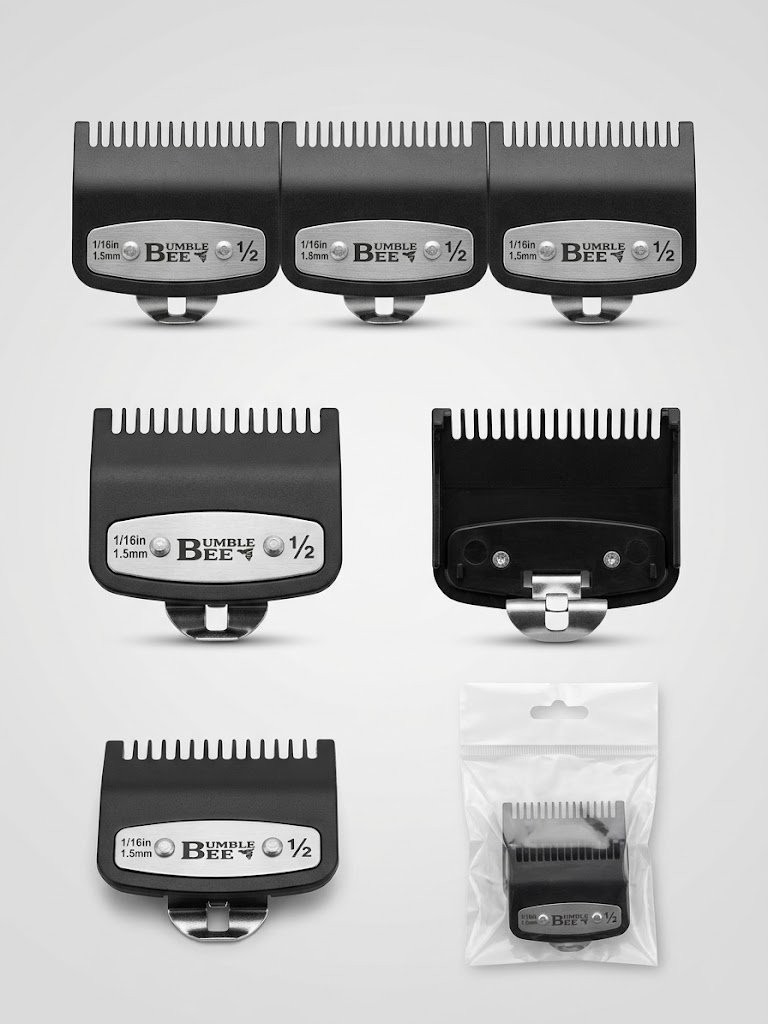 Bumble Bee Professional Clipper Guards – #1/2 (1.5mm) – 3 Pack