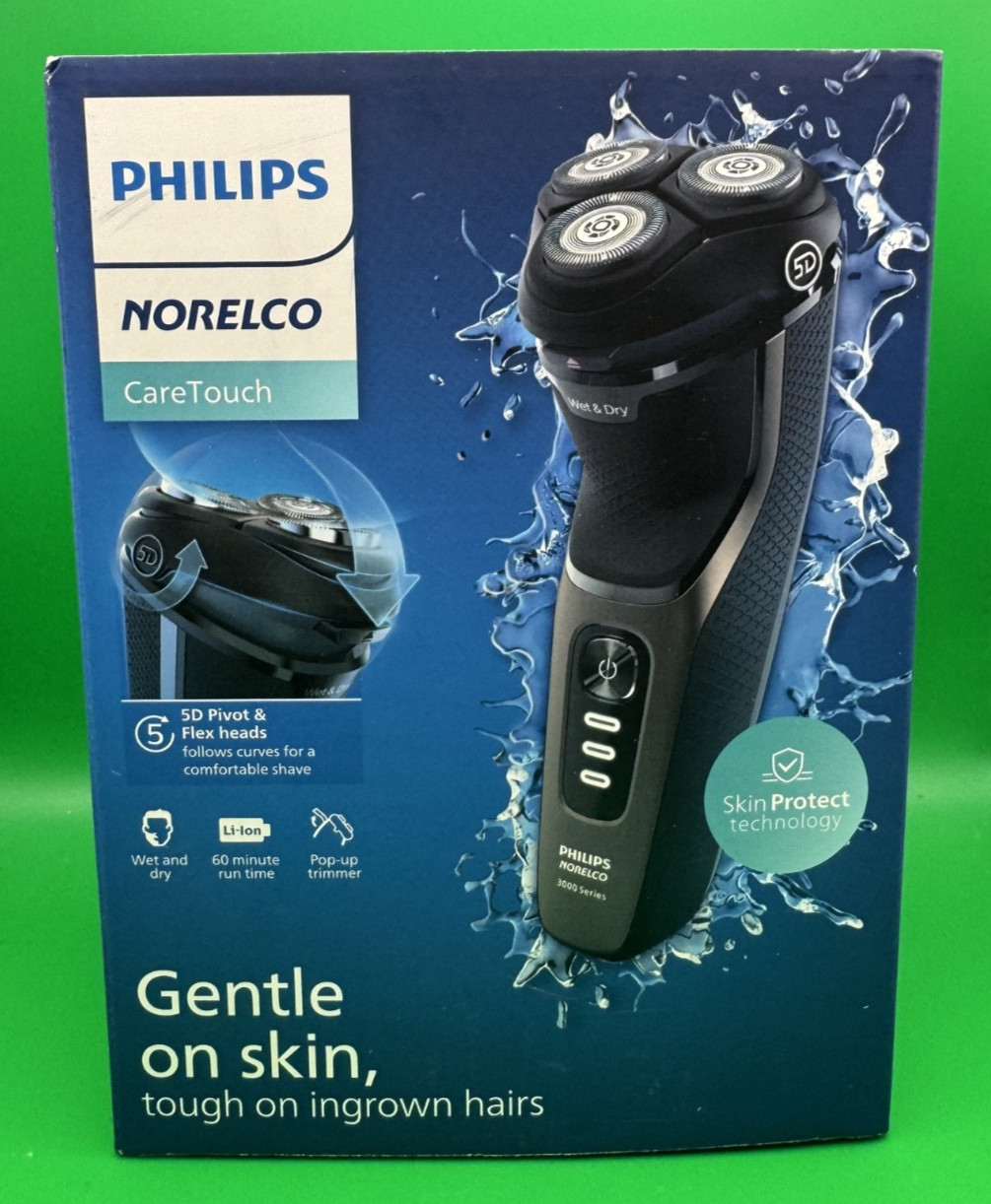 Philips Norelco CareTouch Rechargeable Shaver – Brand New! (6919)