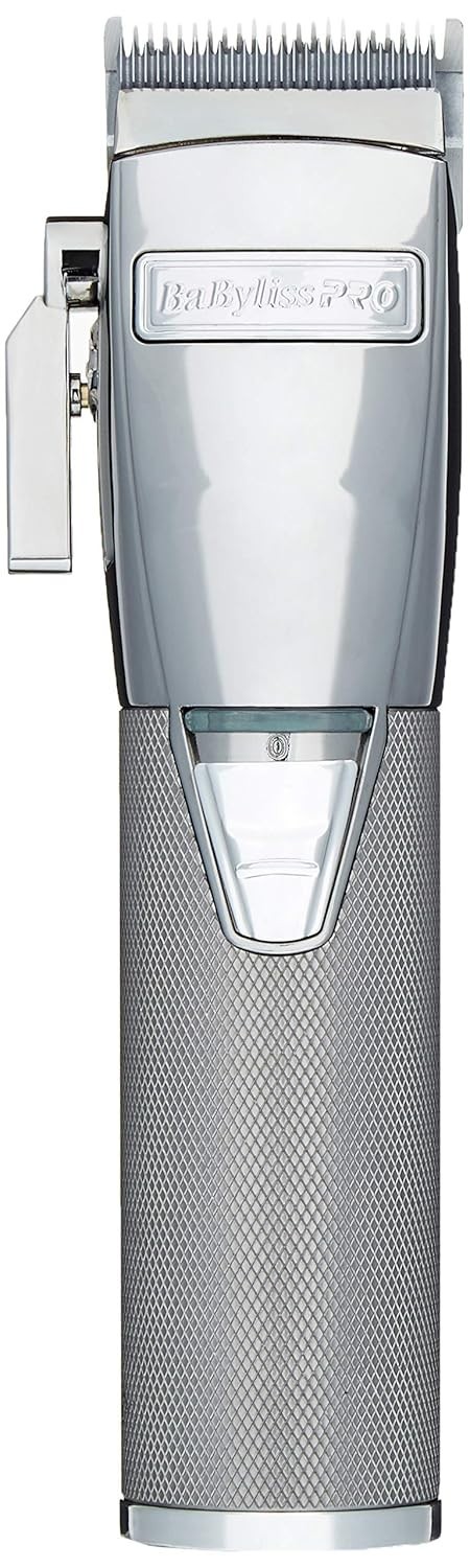 BaBylissPRO Metal Cordless Clipper – Silver | FX870S