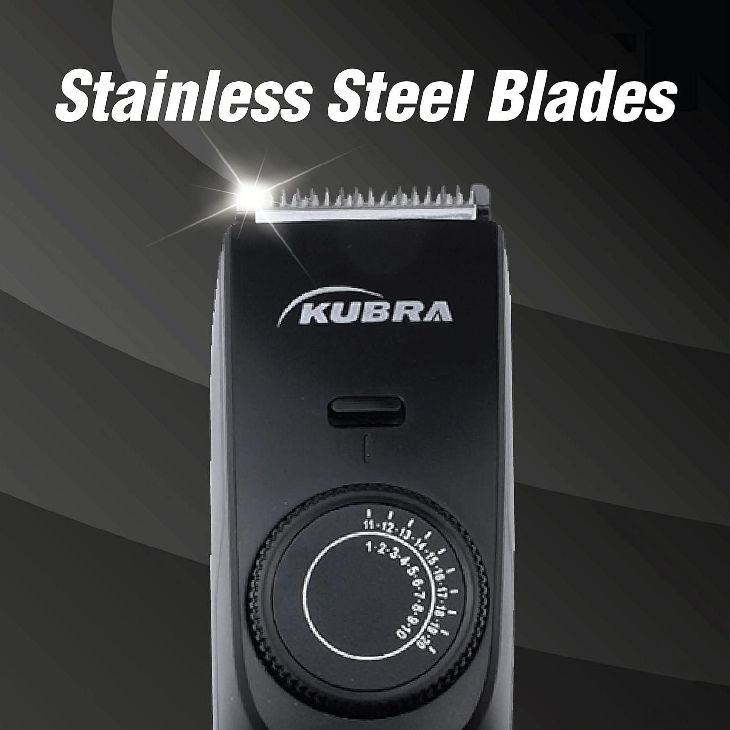 Kubra Beard Trimmer,KB-1088, Black,