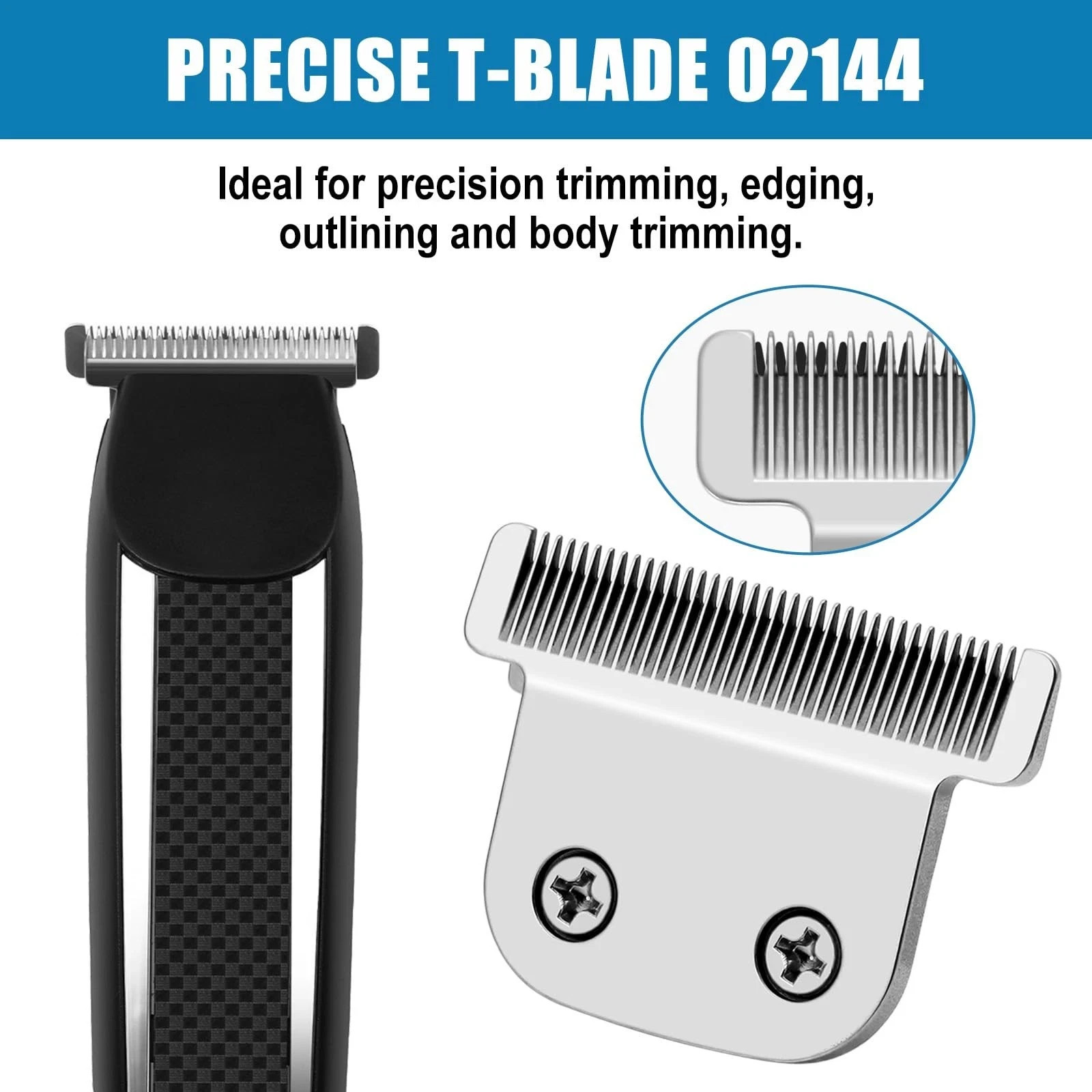 Genuine Wahl Trimmer Replacement Stainless Steel T Blade 02144 9818 9864 9854