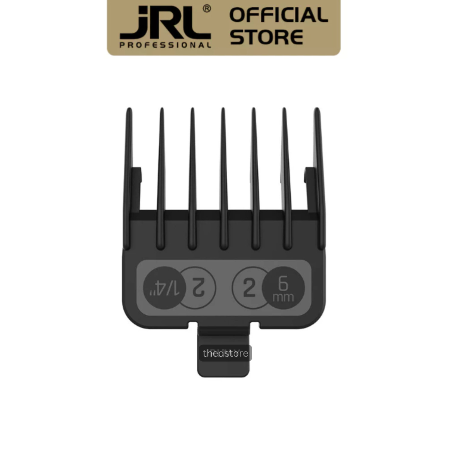 JRL Clipper Guards Set – 6 Premium Guide Combs for Hair Clippers (1.5mm to 13mm)