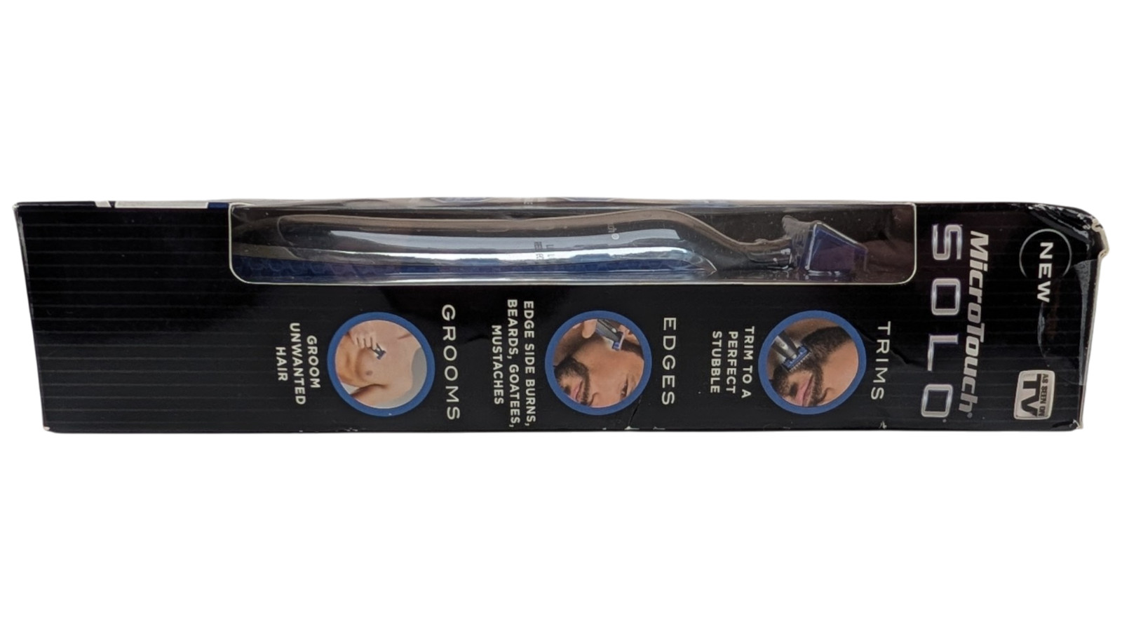 MicroTouch Solo Rechargeable Full Body Groomer Trimmer USB 3 Combs New Sealed