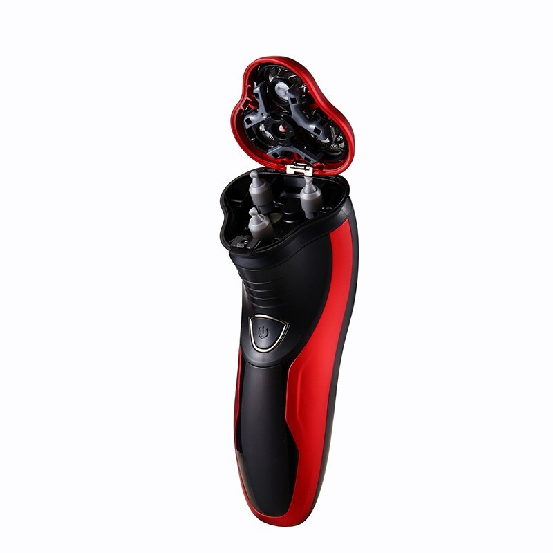 Men’s Razor Rotary Waterproof Electric Shaver Pop-Up Trimmer Wet Dry Cordless