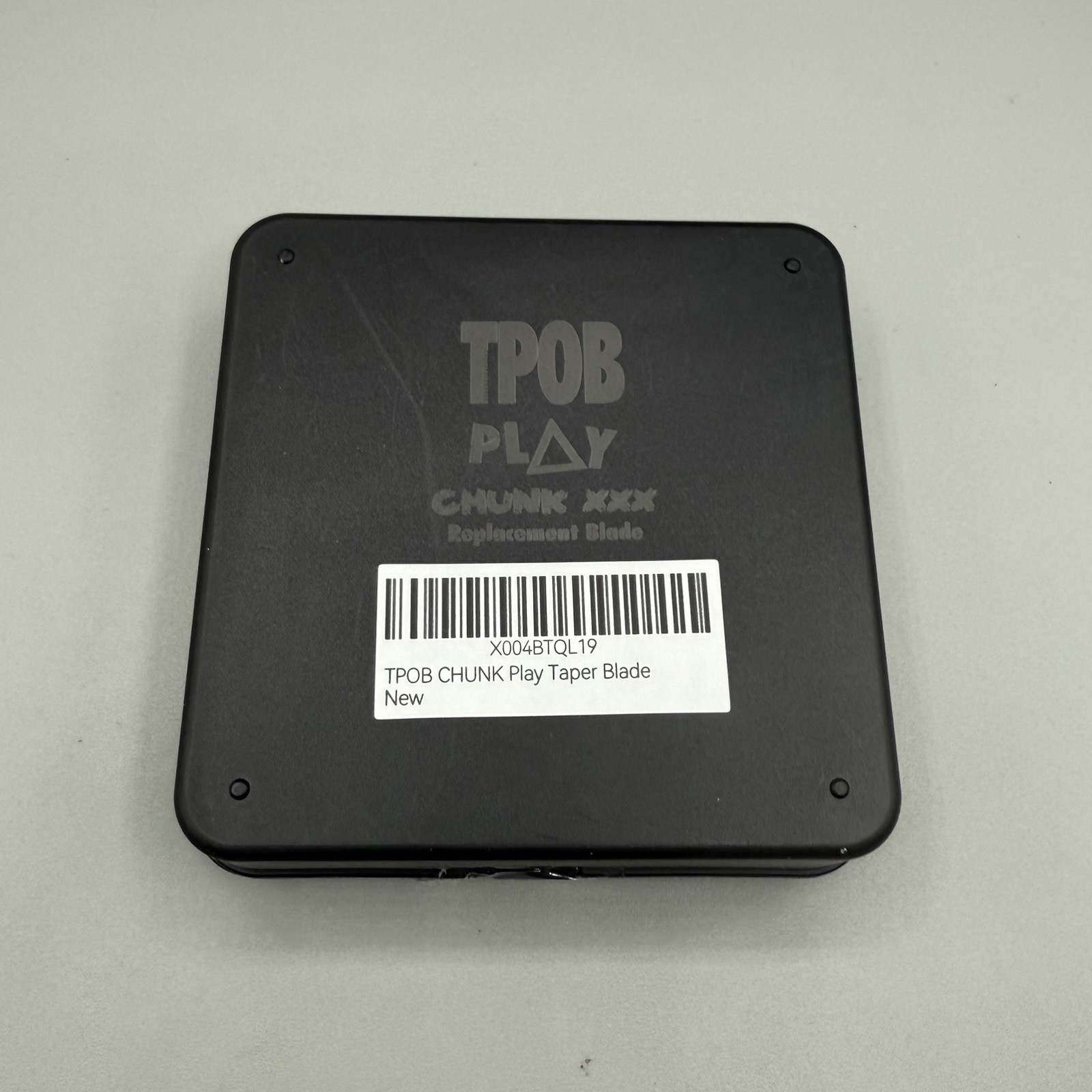 TPOB Black PLAY Chunk Blade Blackout Edition Replacement Clipper Blade Open Box
